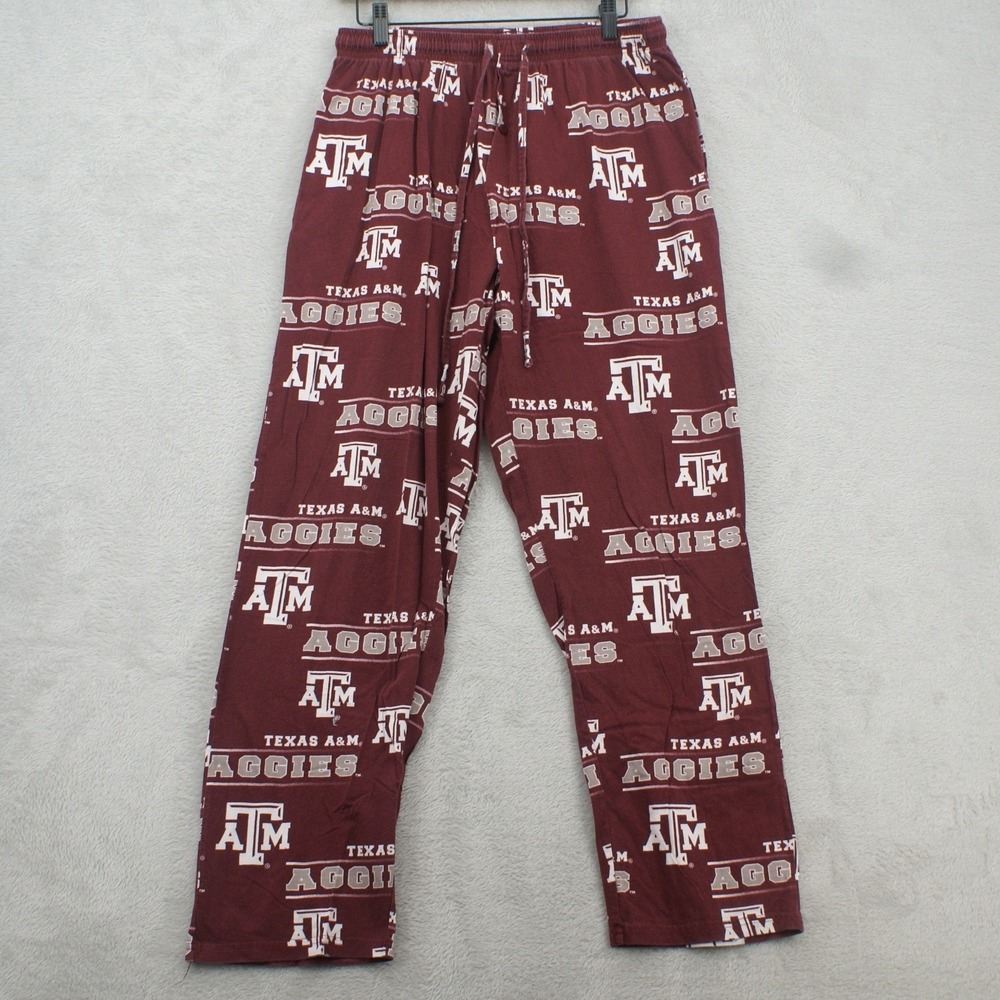 Texas A&M Aggies Pajama Pants Mens Medium Concepts Sport Maroon Cotton Lounge